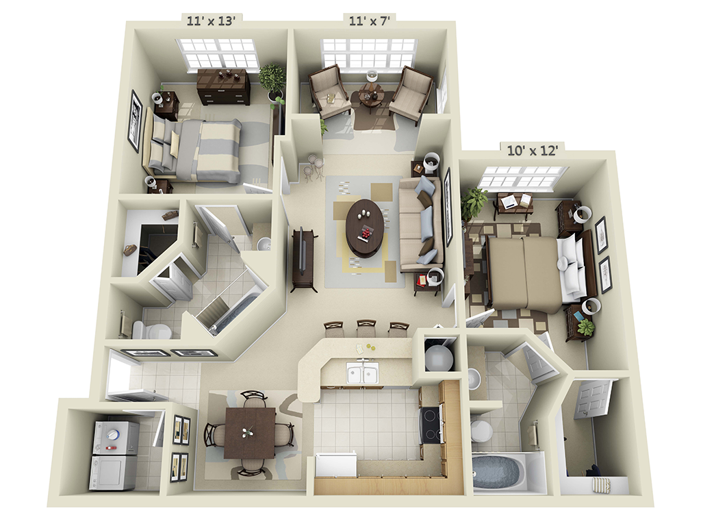 8100 Claire Ann Drive 1-3 Beds Apartment, Condo for Rent - Photo Gallery 15